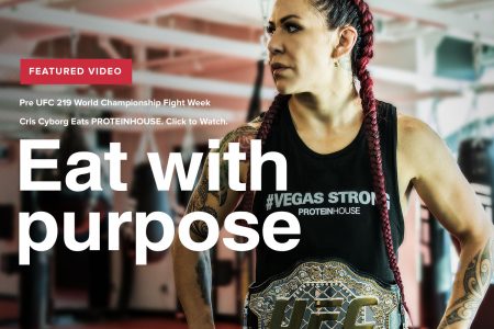 Cris Cyborg Eats PROTEINHOUSE